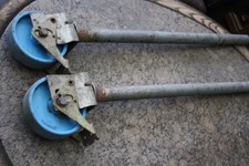 2 Stück Wicke Gerüstrollen Spindelrollen Lenkrollen für  Fahrgerüst 1m