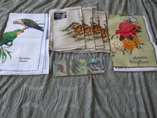 O10 AUSTRALIEN PLATZSETS KÄNGURU WILDBLUMEN KOALA UNTERSETZER PAPAGEI NSW CASINO