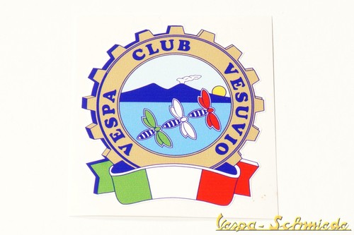 Dekor aufkleber vespa club - aufkleber, "vespa