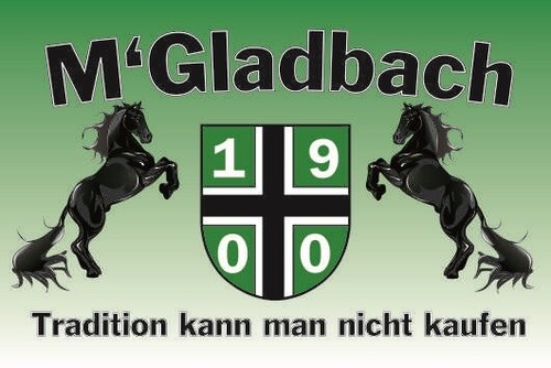 Fahne flagge gladbach - fahne,