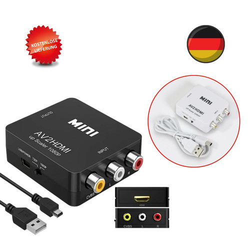 Hdmi adapter konverter - av,