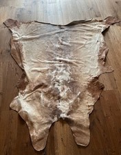 Kuhfell Braun Weiß