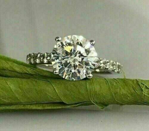 Massiver 14k weißgold 50ct - massiver, 2,50ct