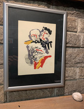 Bernhard Heisig - Orig. Zeichnung - Die Courage und Gesellen -Gerahmt - Signiert