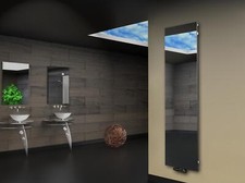 Badheizkörper Montevideo (Spiegelglas) 180x47cm, 1118 Watt, Spiegel (Heizkörper)