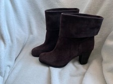 Marc O‘ Polo tolle LEDER-Stiefeletten Stulpenstiefel Gr. 41 dunkelbraun WIE NEU