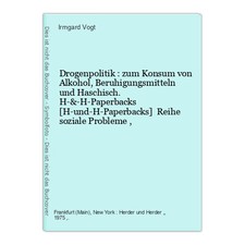 Drogenpolitik : zum Konsum von