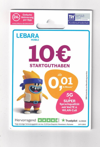 Lebara sim karte - lebara, prepaid