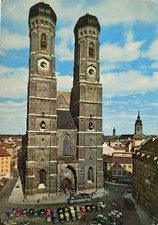 AK München Frauenkirche Reisebus 1960er