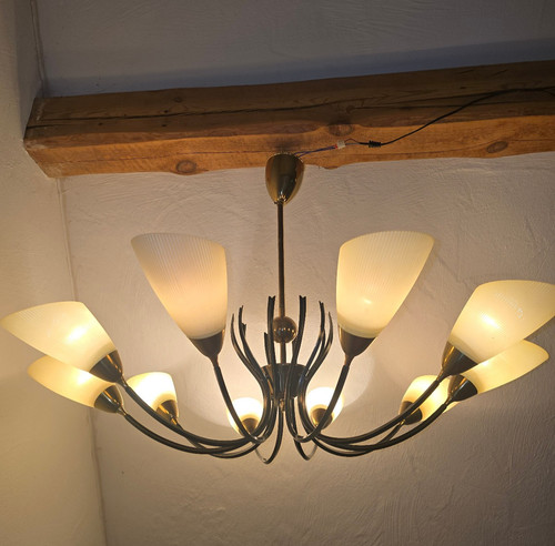 Sputnik messing decken lampe - sputnik,