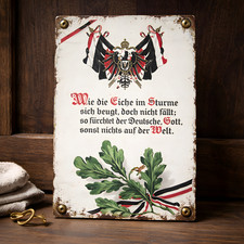 Retro Blechschild DEUTSCHES