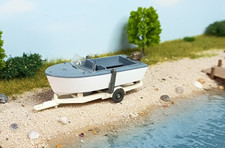 Wiking Motorboot auf Anhänger