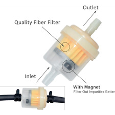 12X Universal Kraftstofffilter 6mm-8mm Benzinfilter Filter Motorrad Roller Auto