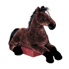 Zoe Pferd liegend Brauner,Bay Horse Plüschtier Stofftier Plüsch-Kuscheltier 55cm