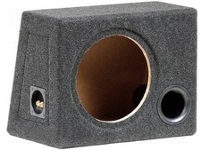 Basskiste grau Bass Reflex MDF Leergehäuse 25L für 25cm Subwoofer Bass
