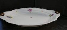 Art Deco Rosenthal runde Platte Porzellan Pompadour Blumen Streublümchen 27 cm