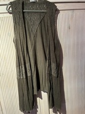 Ulla Popken Weste, Leinen Gr .M