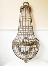 Kronleuchter Korblüster Wandlüster Wandlampe Wandleuchter Applikation Empire 70H