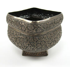 Alte Schale aus Silber (geprüft) Persien Old Silver Bowl Handmade India Asia