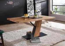 Couchtisch Thea Eiche massiv Metall 110x70 cm Vorrätig!!