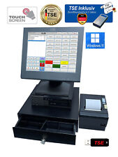 Touchscreen TSE Kasse | Kiosk | Bäckerei | Friseur | Imbiss | Laden | Windows 11