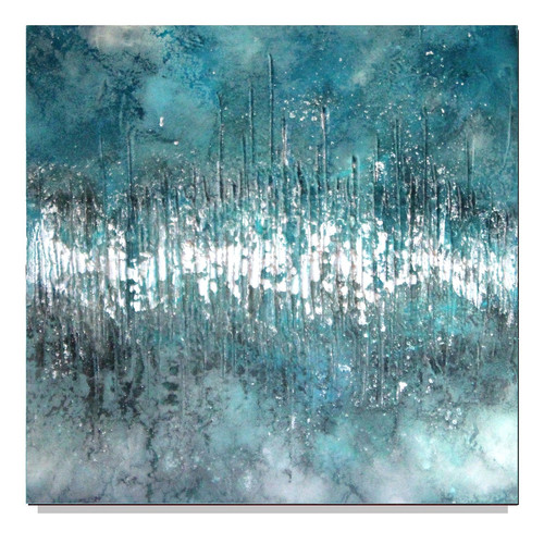 Silber abstrakt malerei - silber,