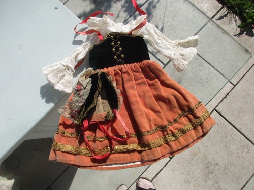 Schönes altes puppenkleid - schönes,,