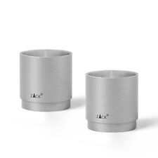 ZACK Eierbecher SALO aus Edelstahl matt gebürstet 2 Stück im Set