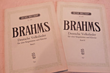 alte Noten Brahms Deutsche