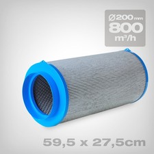 CarbonActive HL Homeline 1000ZL Carbon Active Aktivkohlefilter 1000 m³/h 200 mm