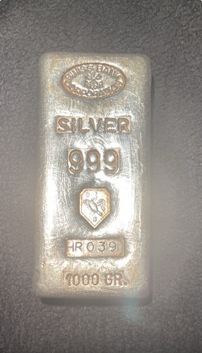 Silberbarren 999er - 1,