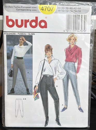 Burda steghose 4707 - 4707, damen