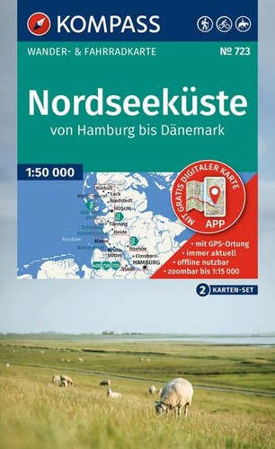 Kompass wanderkarten set - kompass, wanderkarten-set
