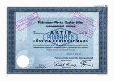 Phänomen Werke Gustav Hiller 1969 Hamburg Zittau 50 DM IFA Robur Bautzen Görlitz