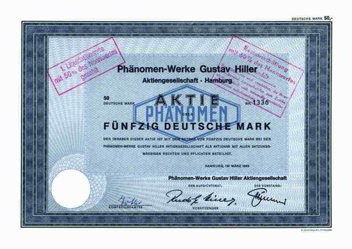 Phänomen werke gustav hiller - werke,