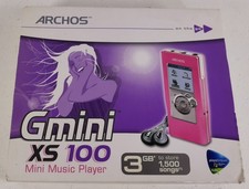 Archos GMINI XS100 Pink (4GB) Digitaler Mediaplayer MP3 - Originalverpackt, unbenutzt