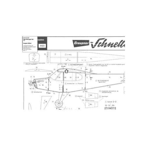 Bauplan piper pa18 - bauplan,