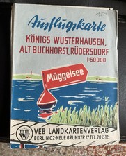 DDR Wanderkarte MÜGGELSEE 4
