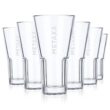 6x Metaxa Weinbrand Glas