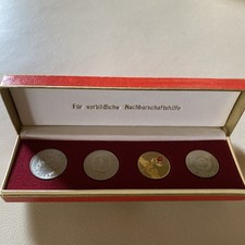 DDR Münzen Etui Auszeichnung