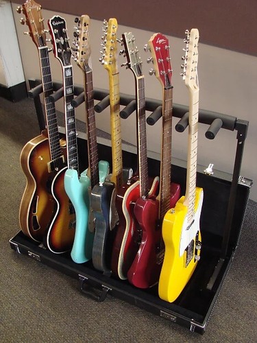 Travel guitar stand - stand, case