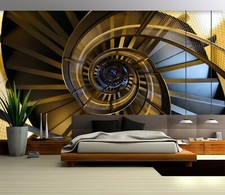 3D Wendeltreppe H9355 Tapete