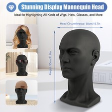 Männlich Modellkopf PVC