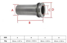 NEU!!! Schmelztiegel Graphit 1kg 125x65x50mm, Öffnung 38mm, für Schmelzofen