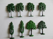 Siku  -alt-  4 Birken, 2 Pappeln, 2 Laubbäume noch gut erhalten