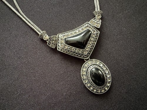 Art deco halskette mit - art,
