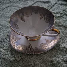 Antik Porzellan Kaffee-Tee Tasse Untertasse Winterling Marktleuthen Bavaria