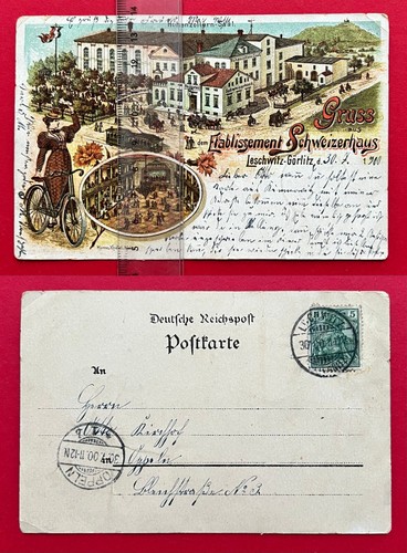 Litho görlitz leschwitz - litho, ak