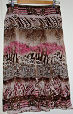 Schöner Plisseé Rock Faltenrock GERRY WEBER 36 38, Folklore Muster, bügelfrei