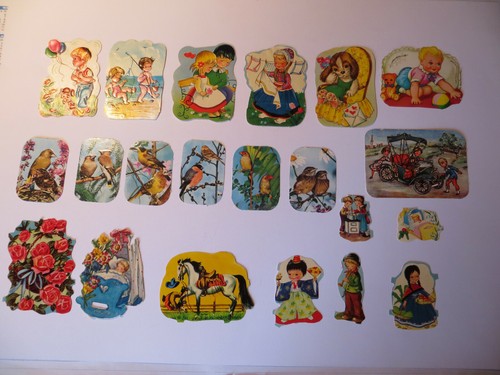 Oblaten glanzbilder scraps - 21,